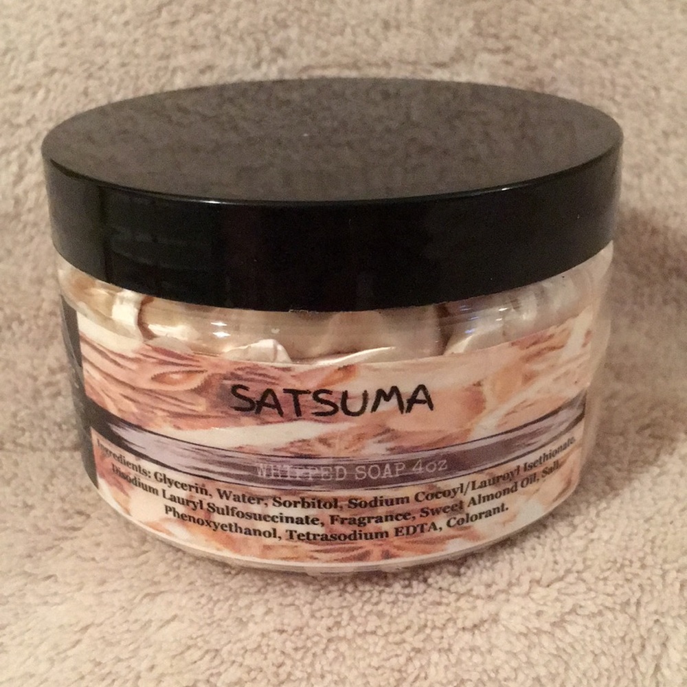 Satsuma Whipped Soap by Cake & Barrel 4 oz NWT